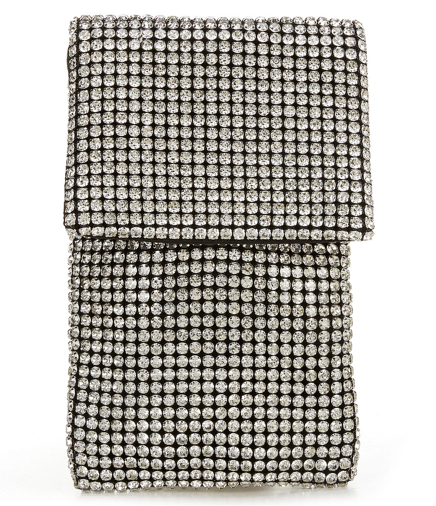 Antonio Melani Beaded Crystal Pouch Crossbody Bag