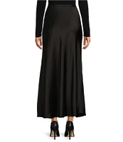 Antonio Melani Bella A-Line Satin Maxi Skirt