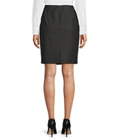 Antonio Melani Bitsy Wool Blend Pencil Skirt