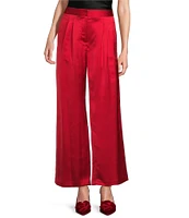 Antonio Melani Blade Satin Wide Leg Coordinating Trouser Pant