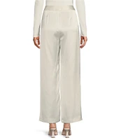 Antonio Melani Blade Satin Wide Leg Coordinating Trouser Pant