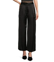 Antonio Melani Blade Satin Wide Leg Coordinating Trouser Pant