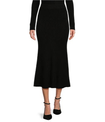 Antonio Melani Brianna Ribbed Knit Coordinating Midi Skirt