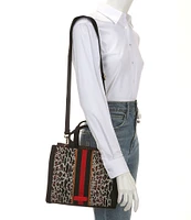 Antonio Melani Brooklyn Leopard Mini Tote Bag