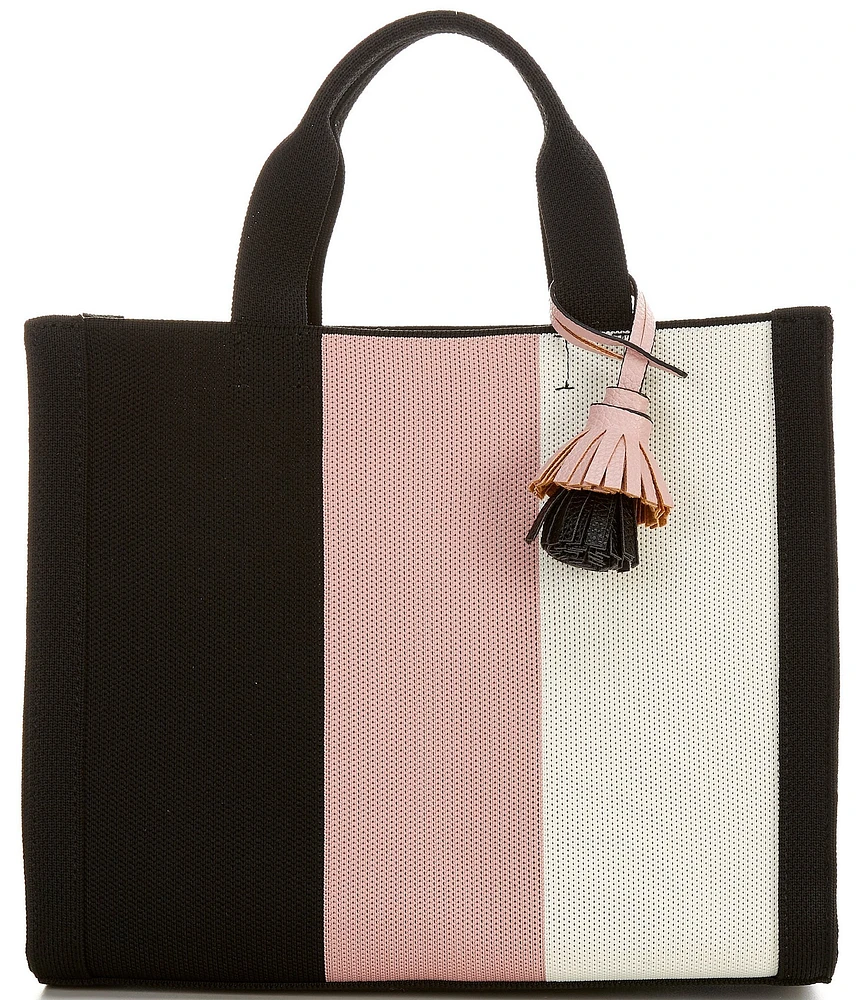 Antonio Melani Brooklyn Stripe Mini Tote Crossbody Bag