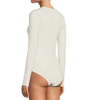 Antonio Melani Caitlyn Knit Crew Neck Long Sleeve Bodysuit