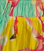 Antonio Melani Chappell Tropical Printed Smocked Dress