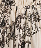 Antonio Melani Chappell Printed Toile Sweatheart Short Sleeve Dress