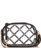 Antonio Melani Clear Larisa Studded Camera Crossbody Bag