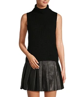 Antonio Melani Dylon Turtleneck Sleeveless Sweater