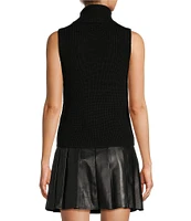 Antonio Melani Dylon Turtleneck Sleeveless Sweater