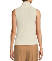 Antonio Melani Dylon Turtleneck Sleeveless Sweater