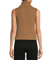 Antonio Melani Dylon Turtleneck Sleeveless Sweater