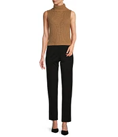 Antonio Melani Dylon Turtleneck Sleeveless Sweater