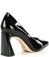 Antonio Melani Ellery Patent Leather Flared Heel Pumps