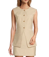 Antonio Melani Elodie Button Front Vest