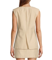Antonio Melani Elodie Button Front Vest