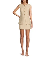 Antonio Melani Elodie Button Front Vest