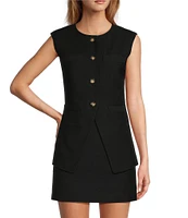 Antonio Melani Elodie Button Front Vest