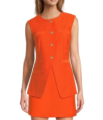 Antonio Melani Elodie Button Front Vest