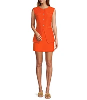 Antonio Melani Elodie Button Front Vest