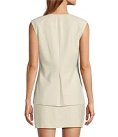 Antonio Melani Elodie Button Front Vest