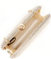 Antonio Melani Encrusted Rhinestone Minaudiere Clutch