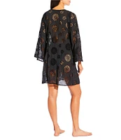 Antonio Melani Eyelet Front Knot Dress Swim Cover-Up