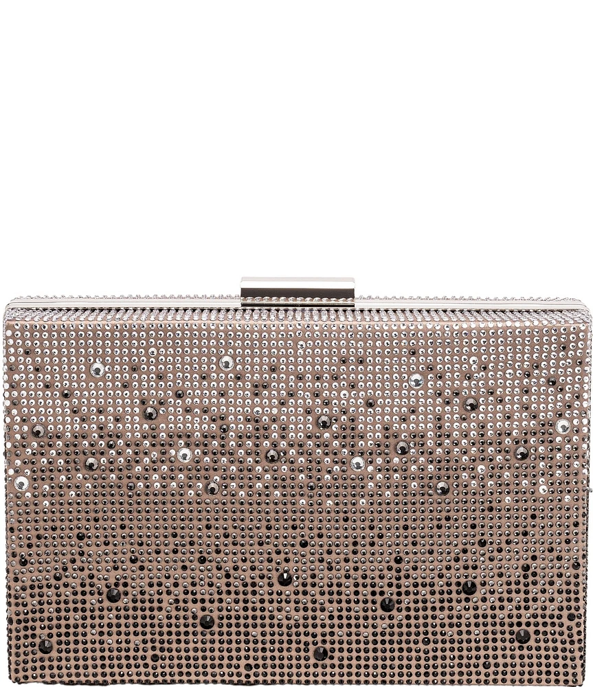 Antonio Melani Gradient Minaudiere Silver Hardware Clutch