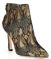 Antonio Melani Grayce Jacquard Snake Embellished Booties