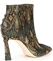 Antonio Melani Grayce Jacquard Snake Embellished Booties