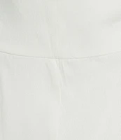Antonio Melani Guinevere Linen Blend Square Neck Sleeveless Romper