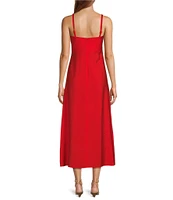 Antonio Melani Isabella Square Neck Sleeveless A-Line Dress