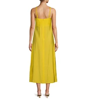 Antonio Melani Isabella Square Neck Sleeveless A-Line Dress
