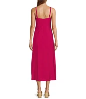 Antonio Melani Isabella Square Neck Sleeveless A-Line Dress