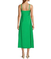 Antonio Melani Isabella Square Neck Sleeveless A-Line Dress