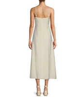 Antonio Melani Isabella Square Neck Sleeveless A-Line Dress