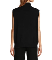 Antonio Melani Ivone Turtleneck Cashmere Sleeveless Sweater