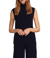 Antonio Melani Ivone Turtleneck Cashmere Sleeveless Sweater