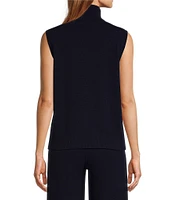 Antonio Melani Ivone Turtleneck Cashmere Sleeveless Sweater