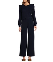 Antonio Melani Ivonne Cashmere Wide Leg Pant