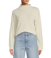 Antonio Melani Jessica Mock Neck Cashmere Sweater