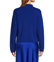 Antonio Melani Jessica Mock Neck Cashmere Sweater