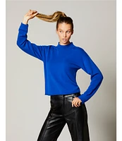 Antonio Melani Jessica Mock Neck Cashmere Sweater