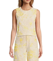 Antonio Melani Coordinating Kai Floral Soutache Sleeveless Blouse