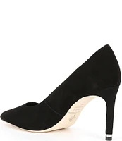 Antonio Melani Kara Kidsuede Leather Pointed Toe Pumps