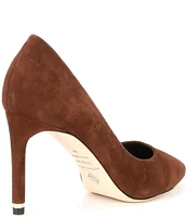 Antonio Melani Kara Kidsuede Leather Pointed Toe Pumps