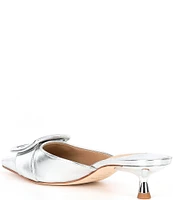 Antonio Melani Kendra Leather Buckle Detail Dress Mules