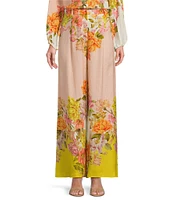 Antonio Melani Kori Linen Coordinating Floral Printed Pant