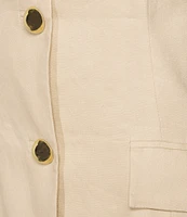 Antonio Melani Laura Linen Square Neck Sleeveless Vest